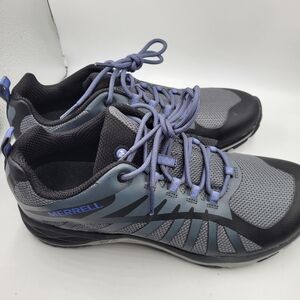 Merrell Siren Egde Q2 Black Outdoor Shoes Women's Size 10 Black Gray Blue